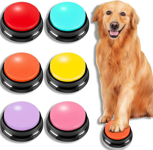 Customizable Pet Voice Buttons Fun & Portable Dog Toy®