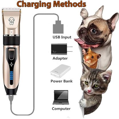 Cordless Dog Hair Clipper Pet Grooming Trimmer®