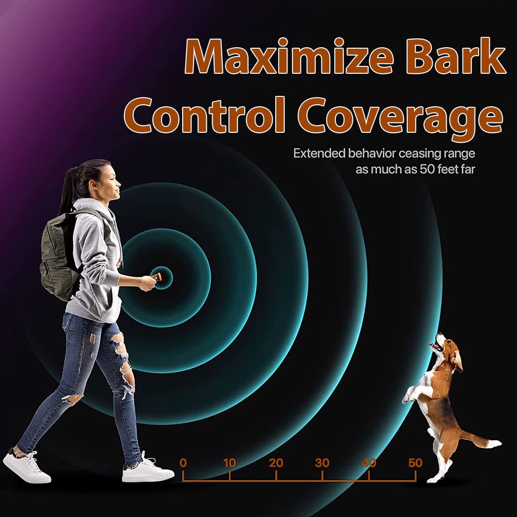 Anti-Bark Ultrasonic Dog Training Device with LED Light®