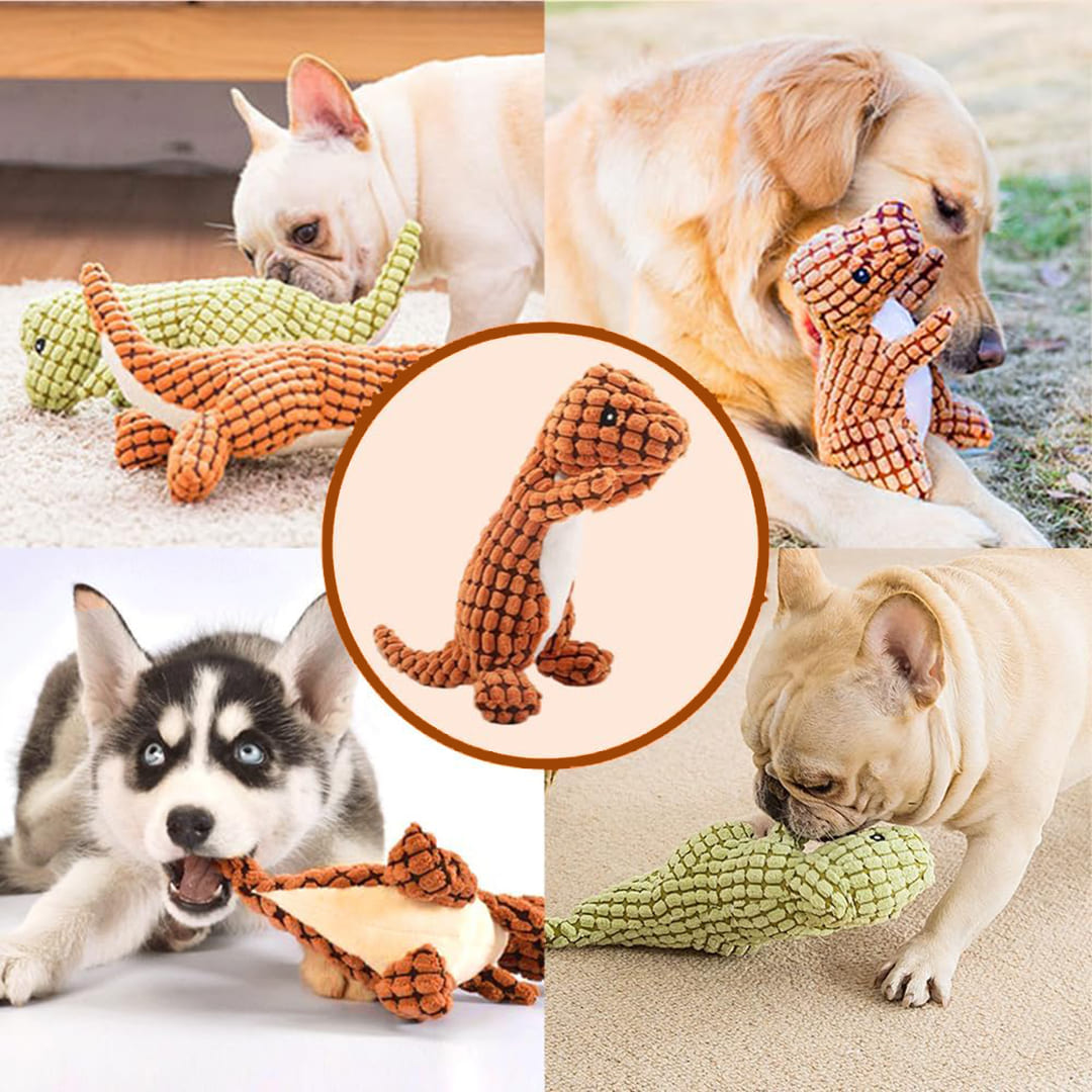 Dinosaur Shape Chew Toy with Sound for Dogs Training®