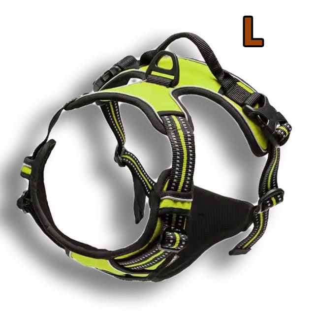 No-Pull Dog Harness with 2 Leash Clips Adjustable Fit®