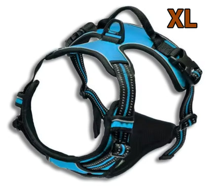 No-Pull Dog Harness with 2 Leash Clips Adjustable Fit®