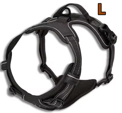 No-Pull Dog Harness with 2 Leash Clips Adjustable Fit®