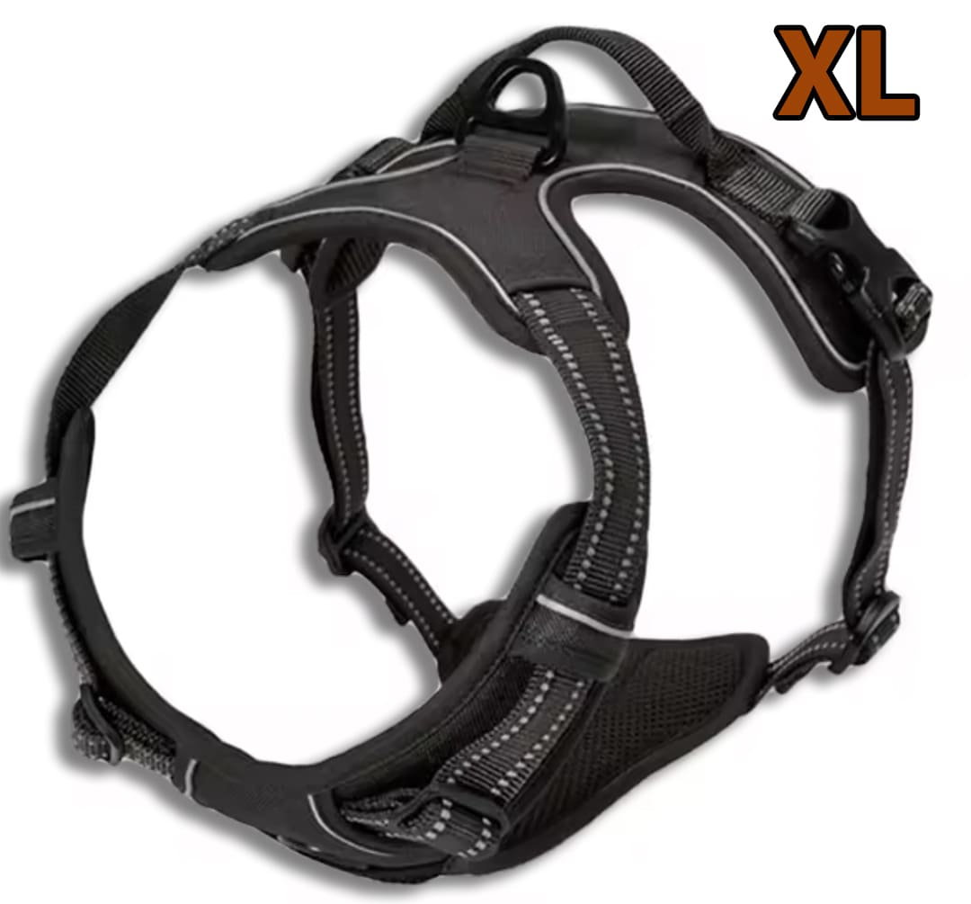 No-Pull Dog Harness with 2 Leash Clips Adjustable Fit®