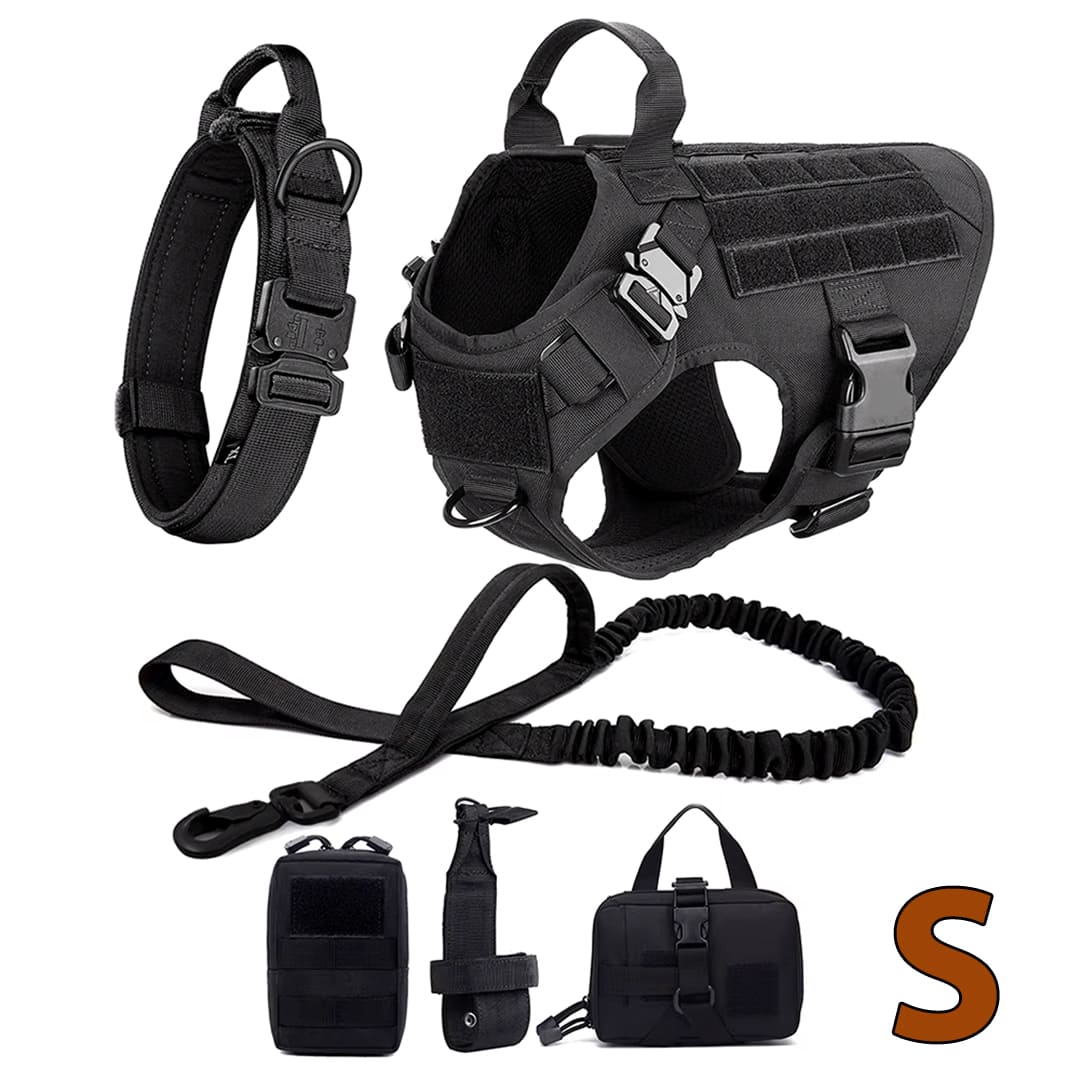 Large Dog Harness & Leash Set for Training Walking & Control