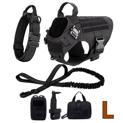 Large Dog Harness & Leash Set for Training Walking & Control