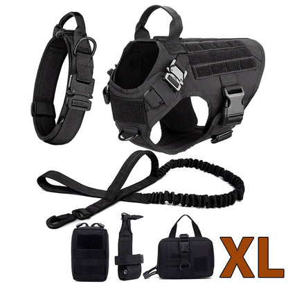 Large Dog Harness & Leash Set for Training Walking & Control