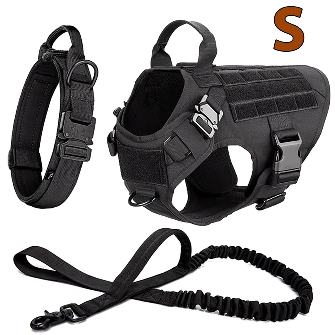 Large Dog Harness & Leash Set for Training Walking & Control