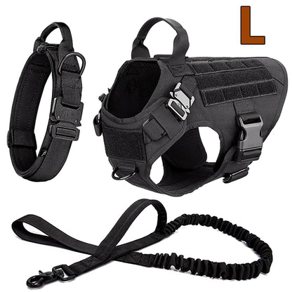 Large Dog Harness & Leash Set for Training Walking & Control