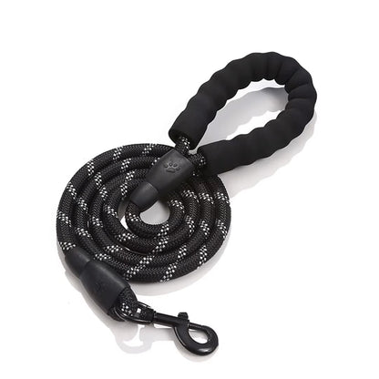 Strong Reflective Dog Leash Tangle-Free & Night Safety®