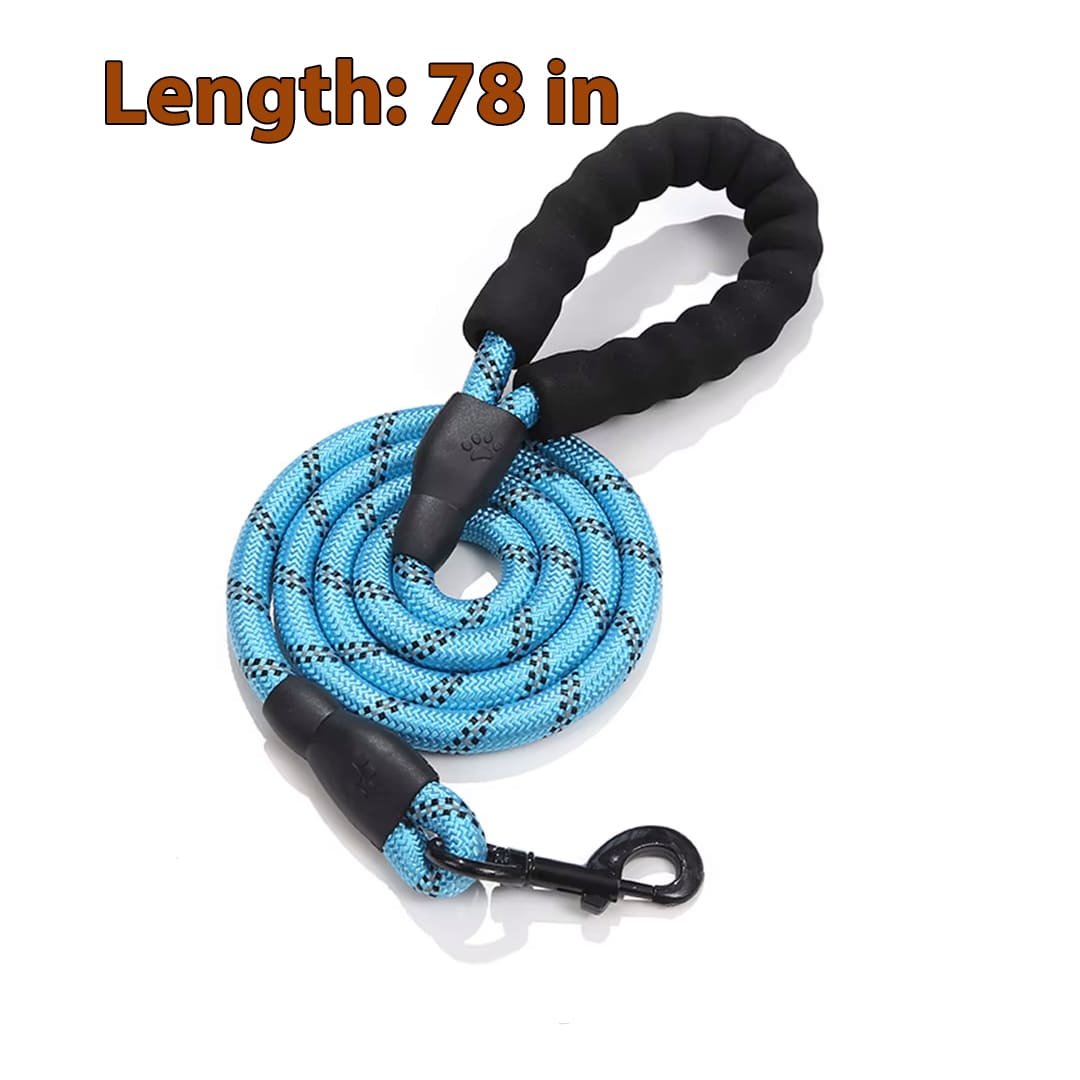 Strong Reflective Dog Leash Tangle-Free & Night Safety®