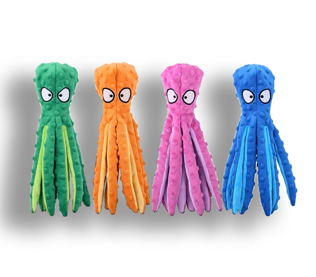 Squeaky Octopus Plush Toy for Dogs & Puppies®