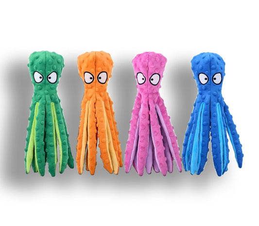 Squeaky Octopus Plush Toy for Dogs & Puppies®