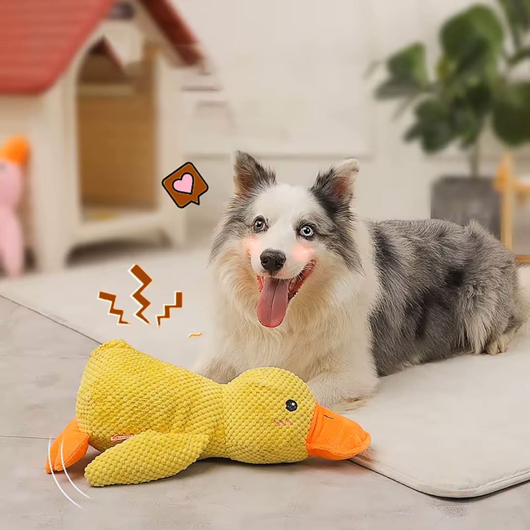 Durable Plush Chew Toy Calming Duck With Sounds for Dogs®