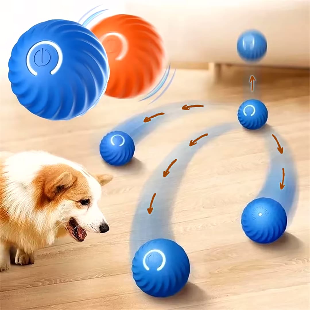 Interactive Pet Toy Ball USB Rechargeable Auto Bouncing for Cats Dogs®